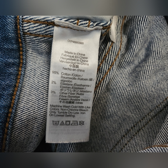 Madewell 10" High-Rise Skinny Jeans Denim 27 Medium Wash - Picture 10 of 11